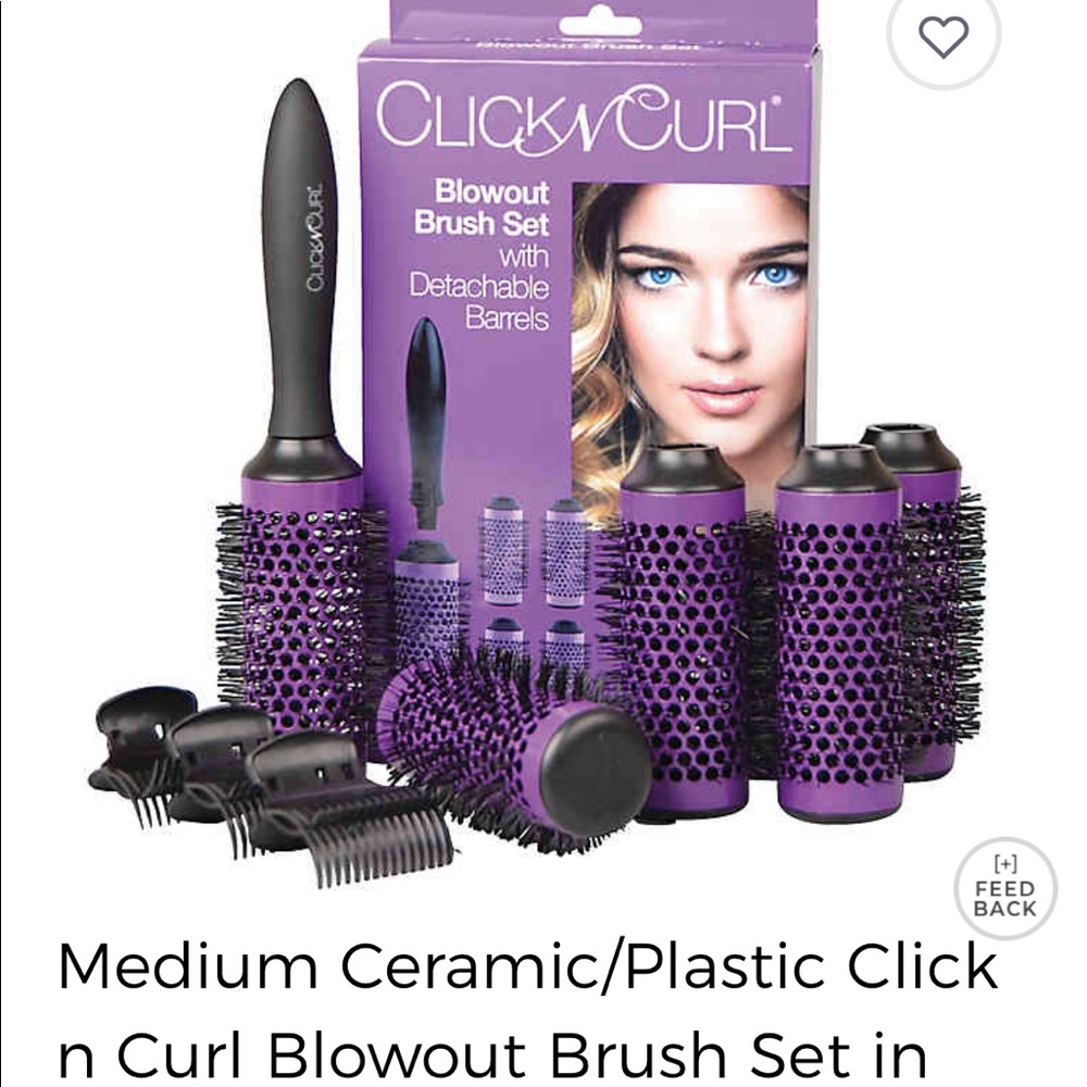 Click N Curl blowout set